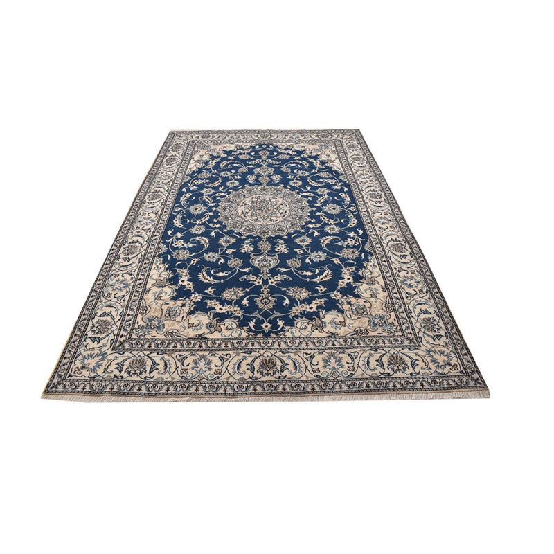 Alfombra persa - Nain - 297 x 200 cm - azul