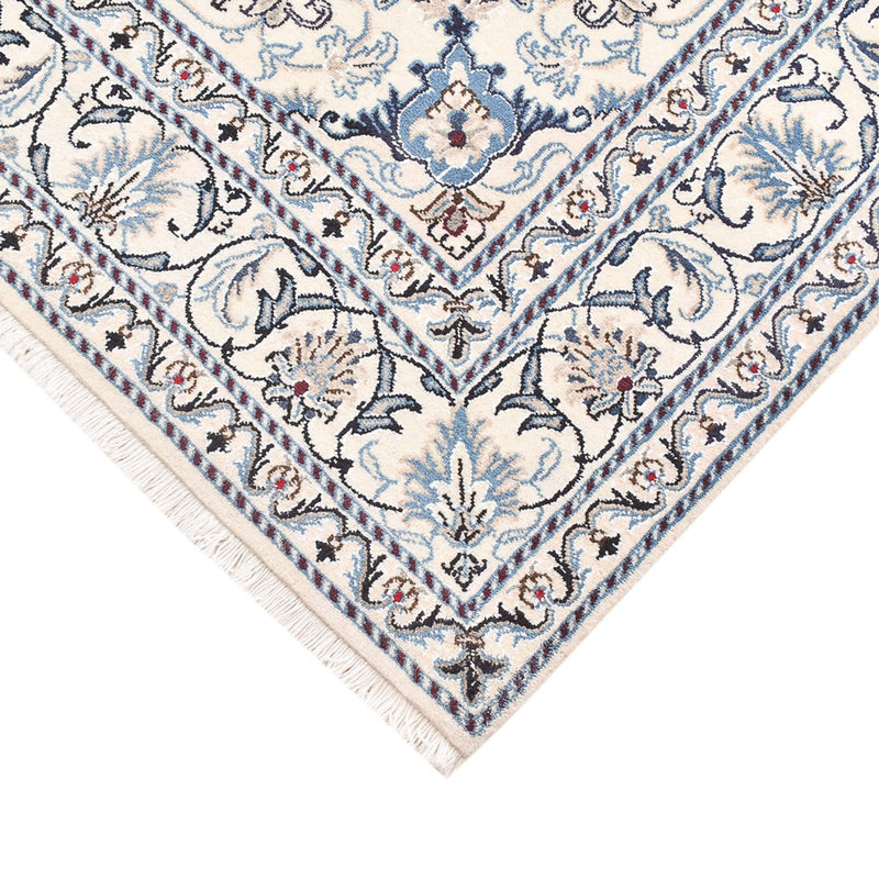 Alfombra persa - Nain - 198 x 149 cm - azul oscuro