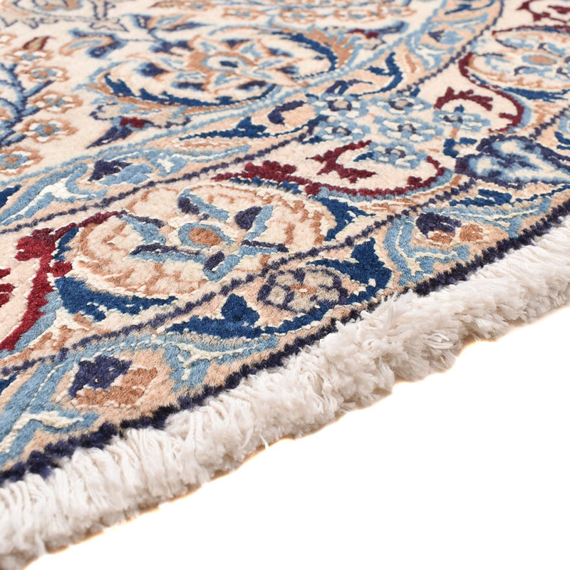 Alfombra Persa - Nain - Real redondo  - 136 x 136 cm - gris