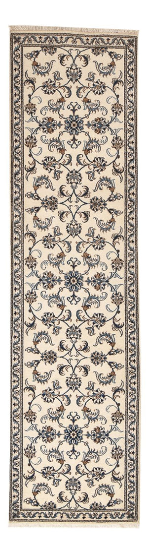 Alfombra de pasillo Alfombra persa - Nain - 311 x 79 cm - beige