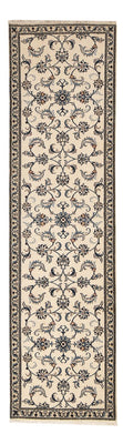 Alfombra de pasillo Alfombra persa - Nain - 297 x 79 cm - beige