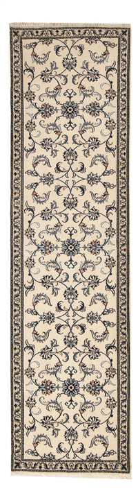 Alfombra de pasillo Alfombra persa - Nain - 297 x 79 cm - beige