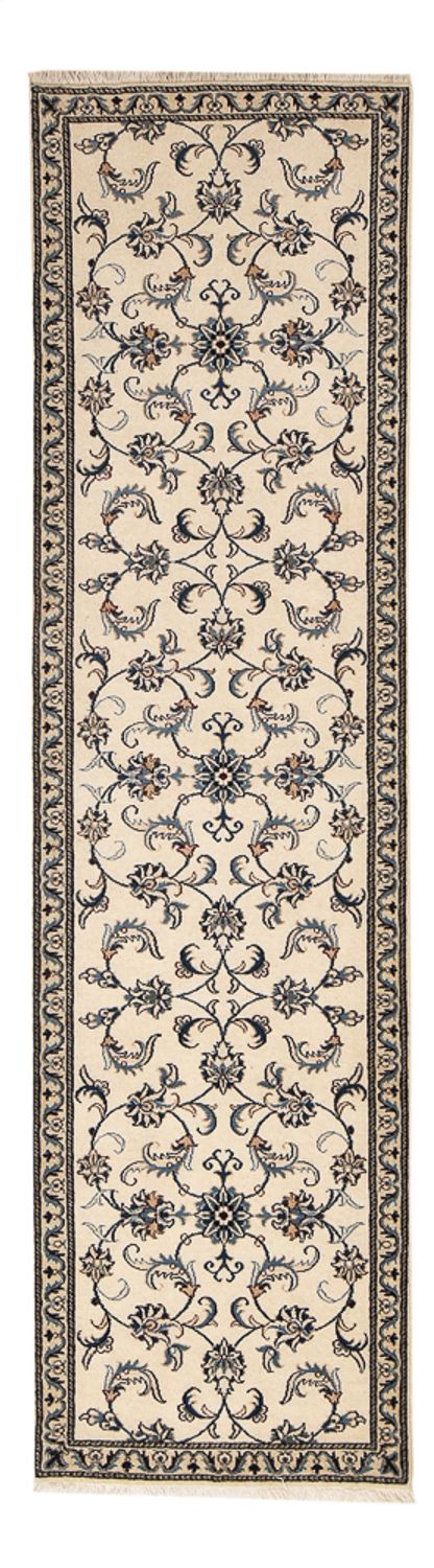 Alfombra de pasillo Alfombra persa - Nain - 297 x 79 cm - beige