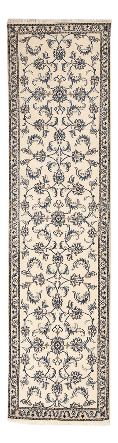 Alfombra de pasillo Alfombra persa - Nain - 300 x 78 cm - beige