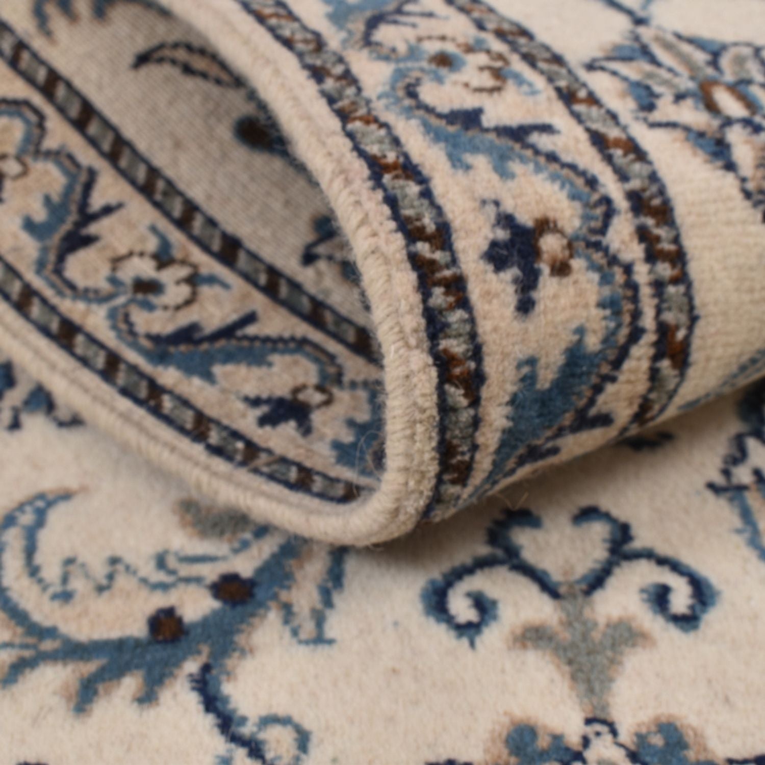 Alfombra de pasillo Alfombra persa - Nain - 300 x 78 cm - beige
