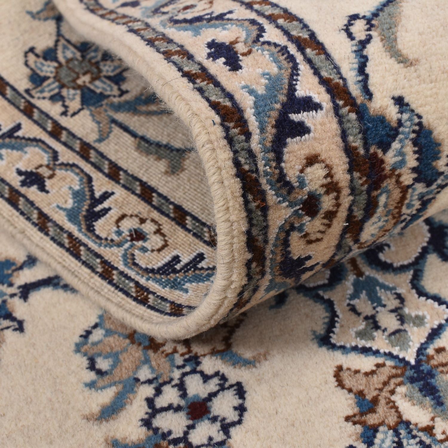 Alfombra de pasillo Alfombra persa - Nain - 290 x 80 cm - beige
