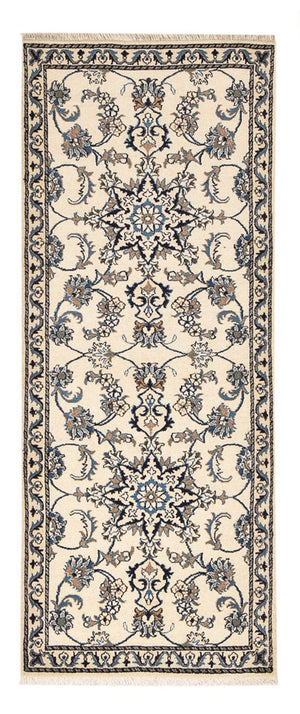 Alfombra de pasillo Alfombra persa - Nain - 204 x 80 cm - beige