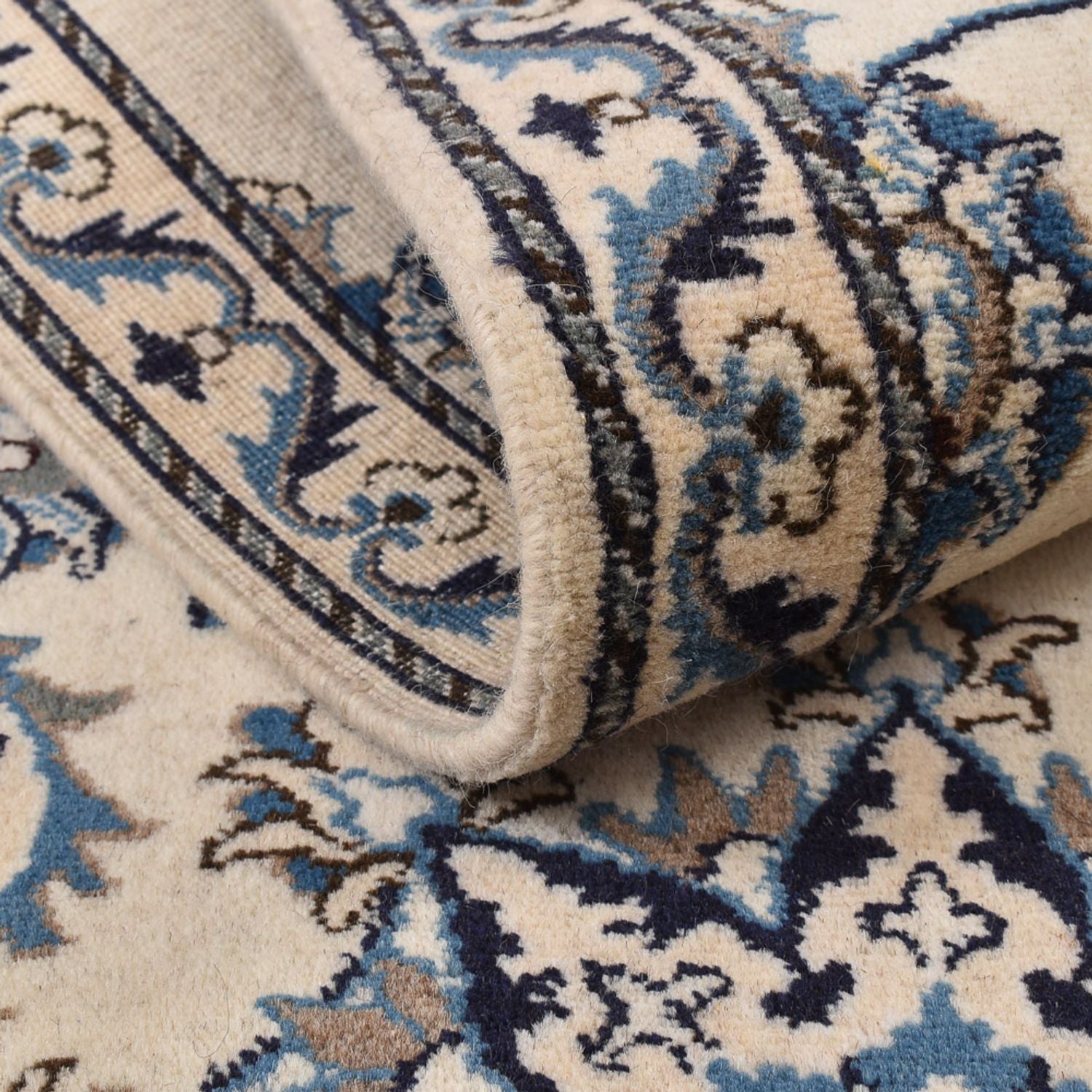 Alfombra de pasillo Alfombra persa - Nain - 204 x 80 cm - beige