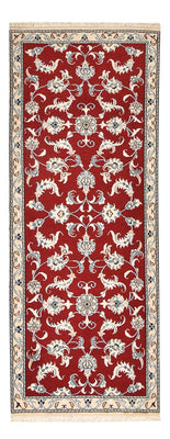 Alfombra de pasillo Alfombra persa - Nain - 198 x 77 cm - rojo
