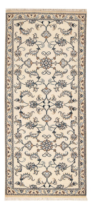 Alfombra de pasillo Alfombra persa - Nain - 182 x 79 cm - beige