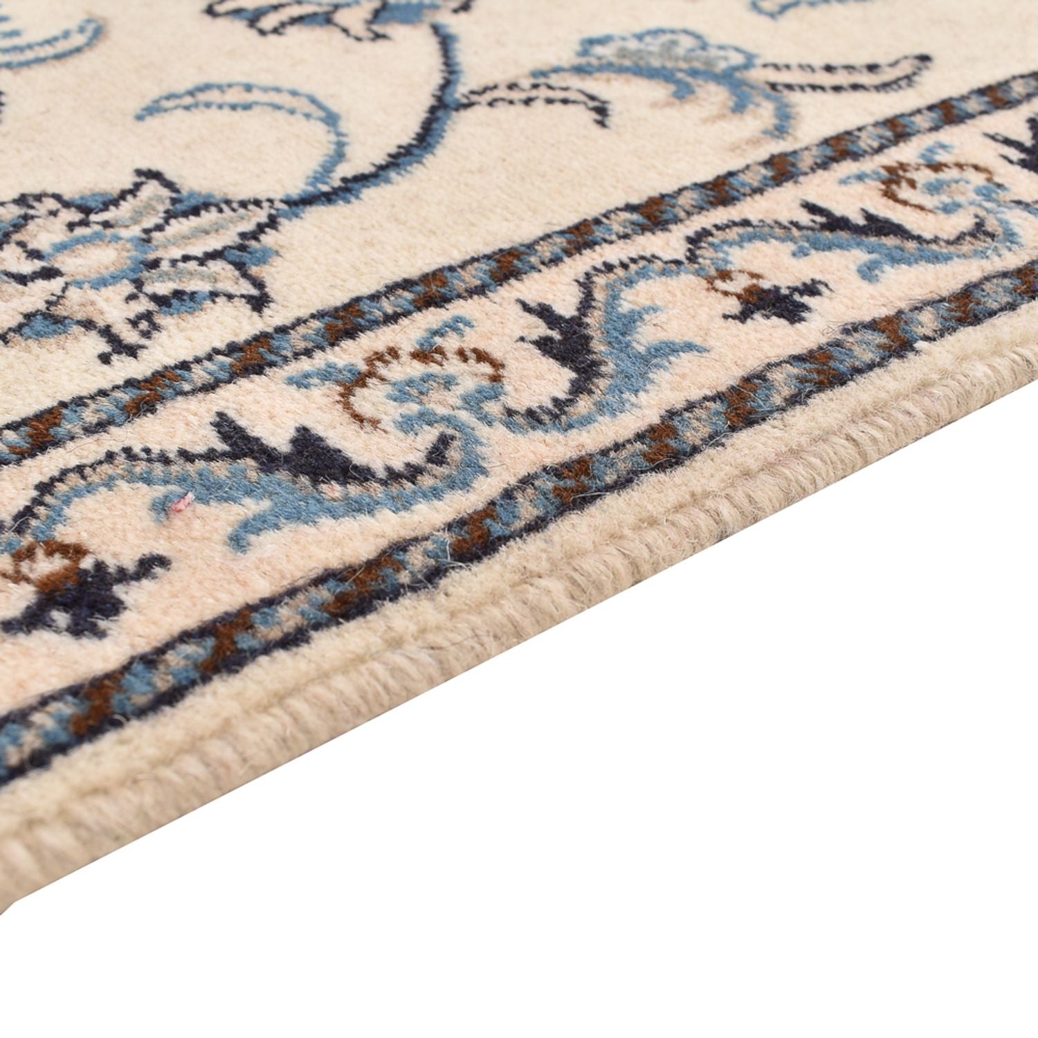 Alfombra de pasillo Alfombra persa - Nain - 200 x 80 cm - beige