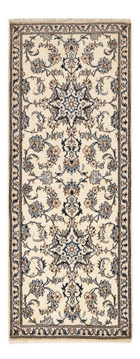 Alfombra de pasillo Alfombra persa - Nain - 205 x 79 cm - beige