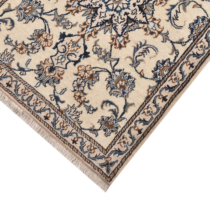 Alfombra de pasillo Alfombra persa - Nain - 205 x 79 cm - beige