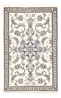 Alfombra persa - Nain - 140 x 88 cm - gris claro