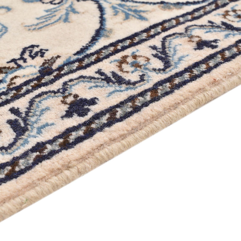 Alfombra persa - Nain - 140 x 88 cm - gris claro