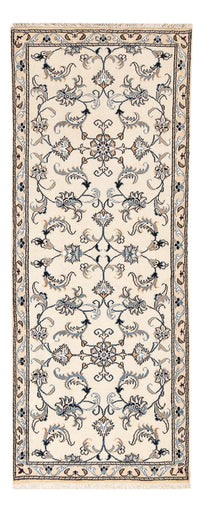 Alfombra de pasillo Alfombra persa - Nain - 200 x 80 cm - beige
