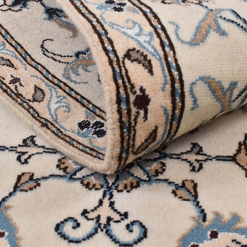Alfombra de pasillo Alfombra persa - Nain - 200 x 80 cm - beige