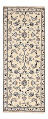 Alfombra de pasillo Alfombra persa - Nain - 193 x 80 cm - beige