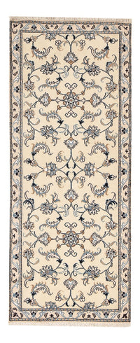 Alfombra de pasillo Alfombra persa - Nain - 193 x 80 cm - beige