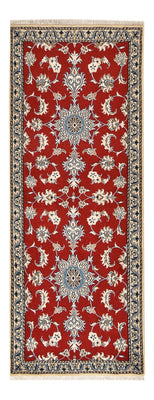 Alfombra de pasillo Alfombra persa - Nain - 209 x 80 cm - rojo