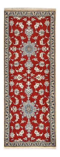 Alfombra de pasillo Alfombra persa - Nain - 209 x 80 cm - rojo
