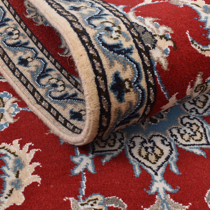 Alfombra de pasillo Alfombra persa - Nain - 209 x 80 cm - rojo