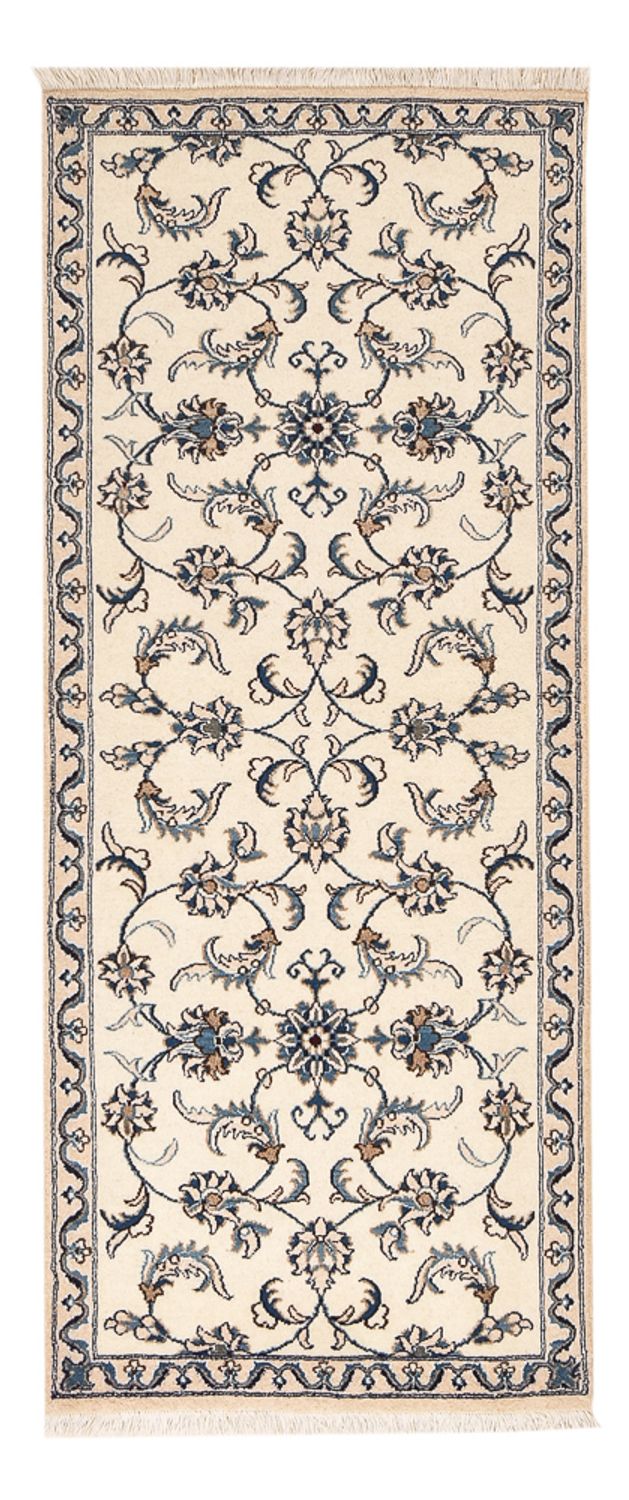 Alfombra de pasillo Alfombra persa - Nain - 190 x 80 cm - beige