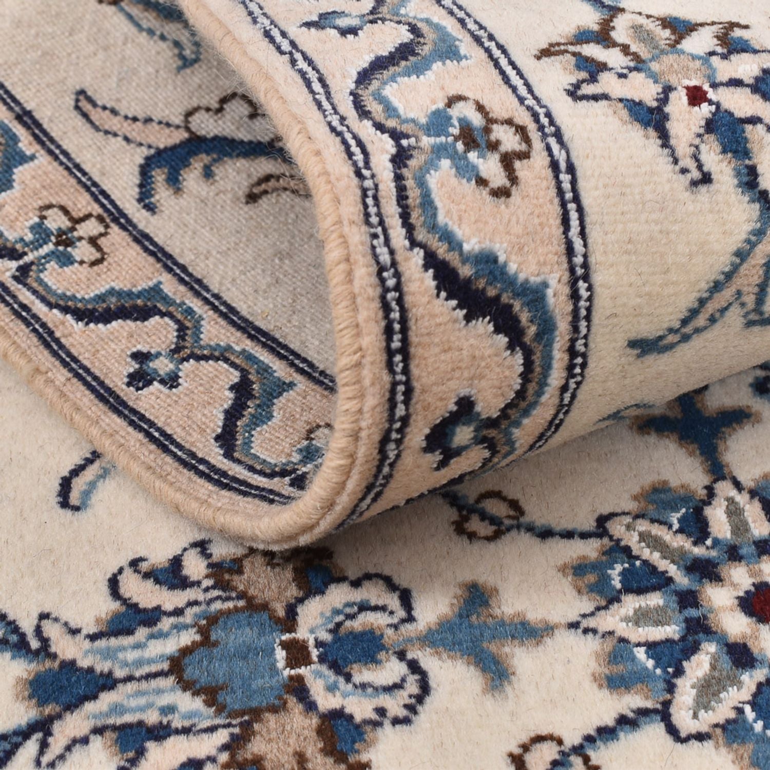 Alfombra de pasillo Alfombra persa - Nain - 190 x 80 cm - beige
