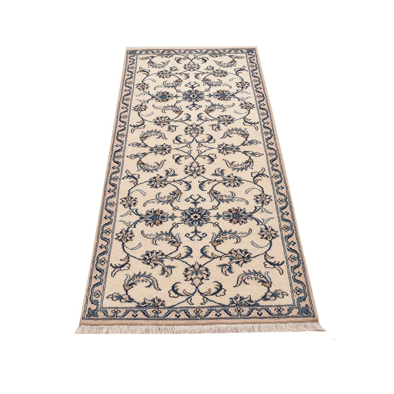Alfombra de pasillo Alfombra persa - Nain - 190 x 80 cm - beige