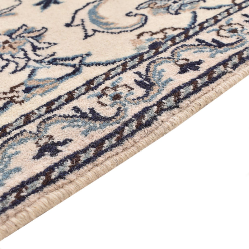 Alfombra persa - Nain - 137 x 71 cm - gris claro