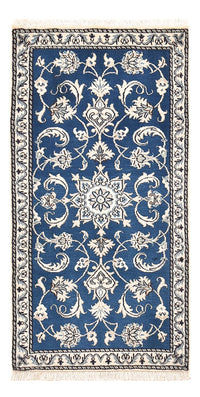 Alfombra persa - Nain - 140 x 70 cm - azul