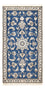 Alfombra persa - Nain - 135 x 67 cm - azul