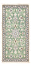 Alfombra persa - Nain - 139 x 66 cm - verde claro