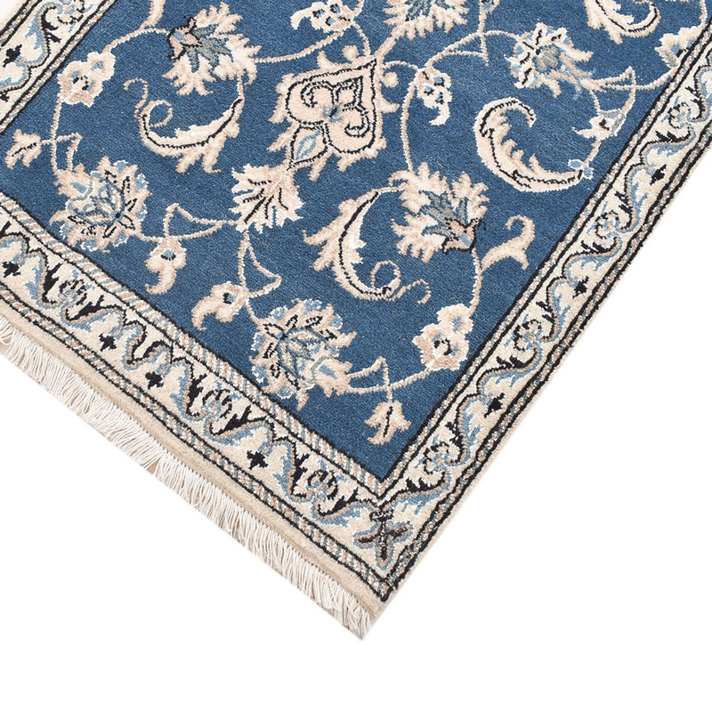 Alfombra persa - Nain - 146 x 68 cm - azul
