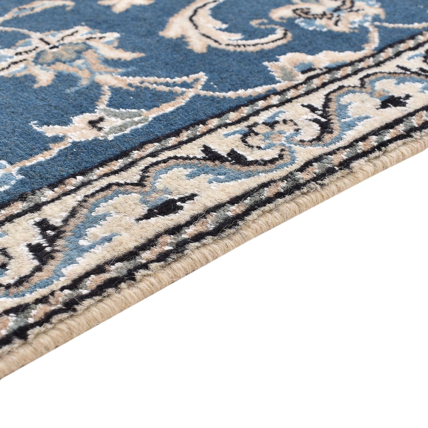 Alfombra persa - Nain - 146 x 68 cm - azul