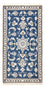 Alfombra persa - Nain - 141 x 72 cm - azul