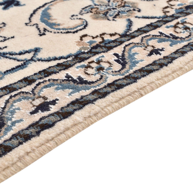 Alfombra persa - Nain - 143 x 70 cm - gris claro