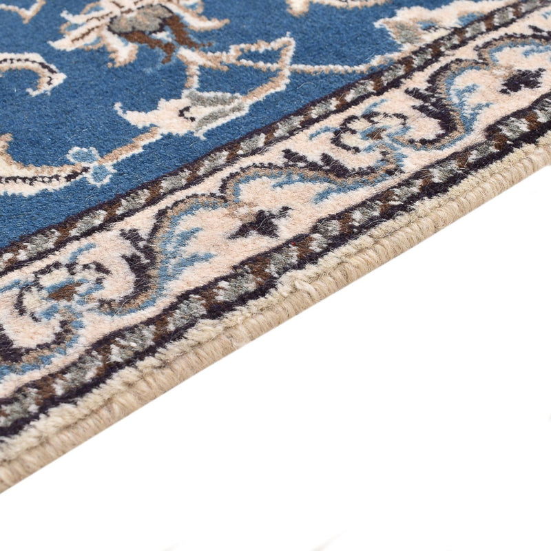 Alfombra persa - Nain - 136 x 70 cm - azul