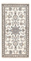 Alfombra persa - Nain - 136 x 67 cm - gris claro