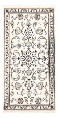 Alfombra persa - Nain - 143 x 70 cm - azul claro