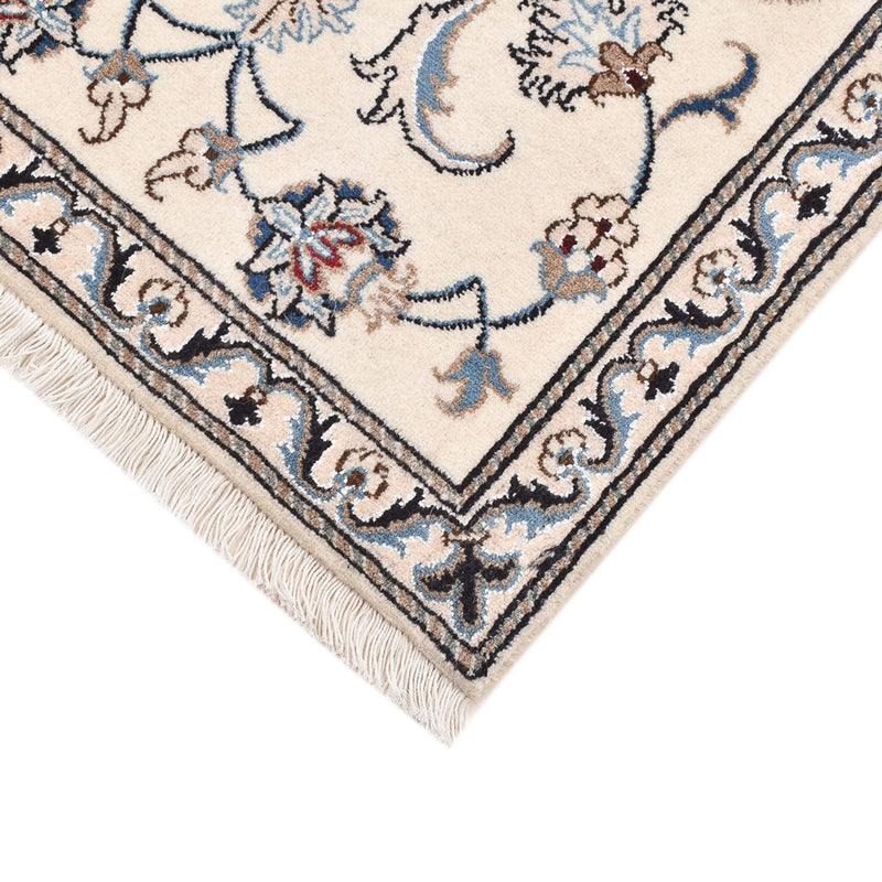 Alfombra persa - Nain - 143 x 70 cm - azul claro