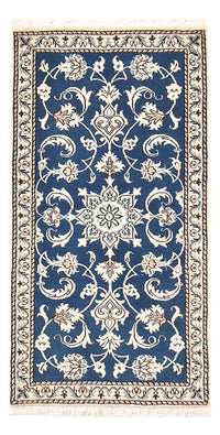 Alfombra persa - Nain - 140 x 69 cm - azul