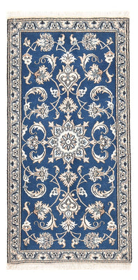 Alfombra persa - Nain - 140 x 68 cm - azul