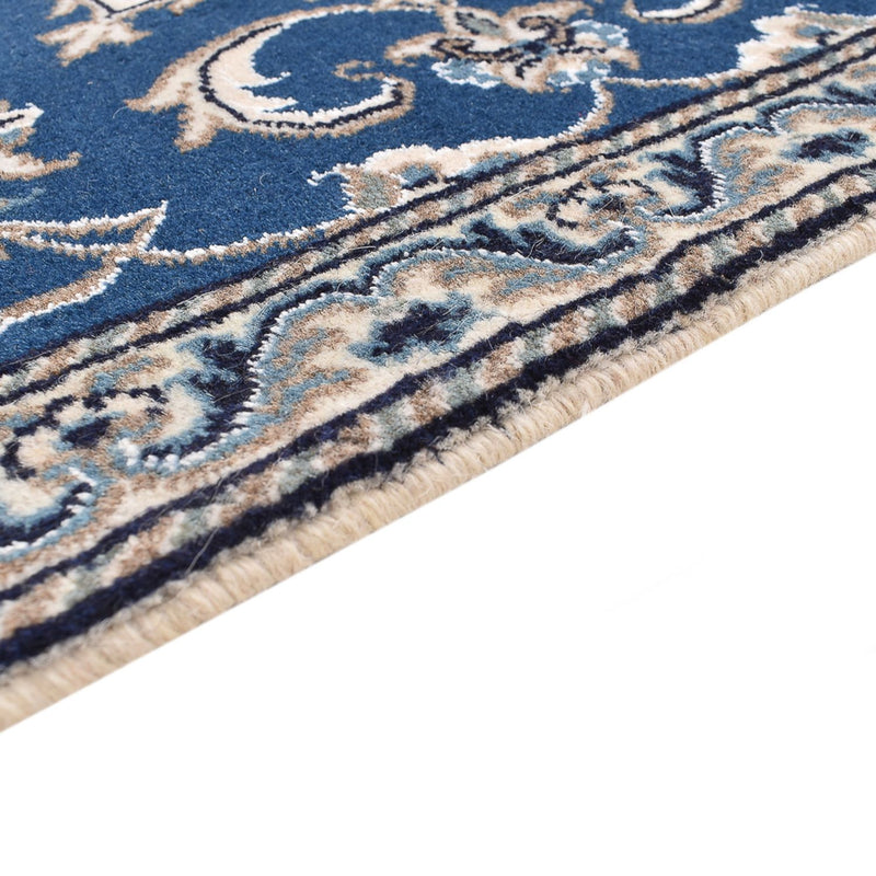 Alfombra persa - Nain - 140 x 68 cm - azul