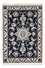 Alfombra persa - Nain - 90 x 60 cm - azul oscuro