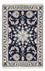 Alfombra persa - Nain - 90 x 60 cm - azul oscuro