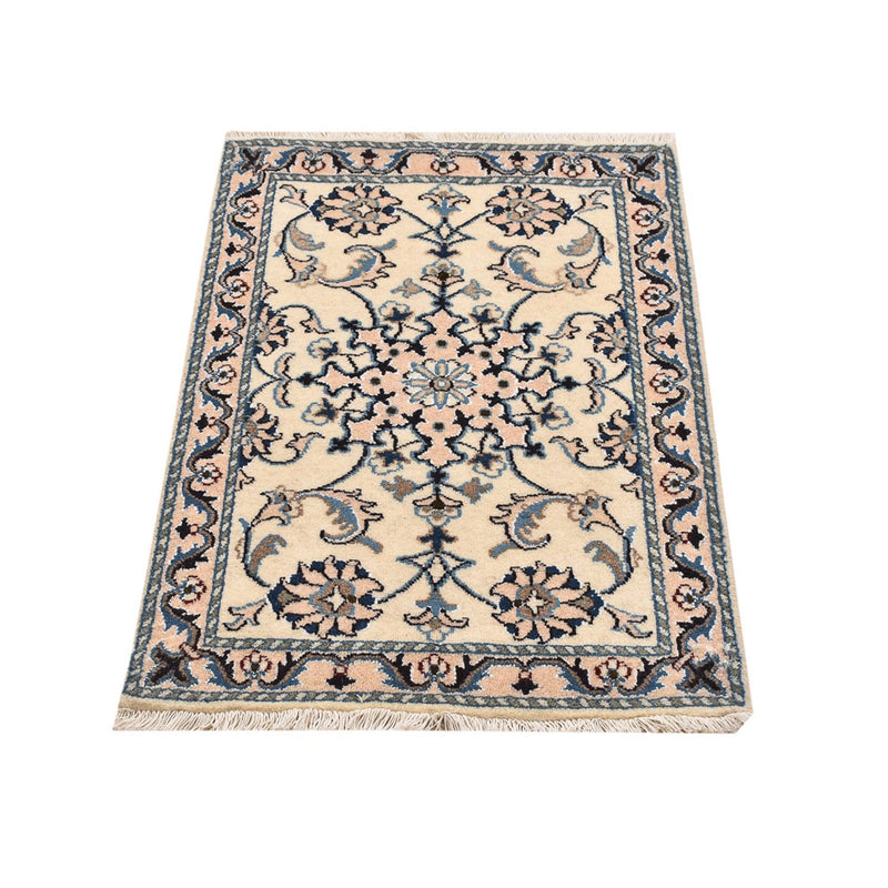 Alfombra persa - Nain - 93 x 60 cm - beige