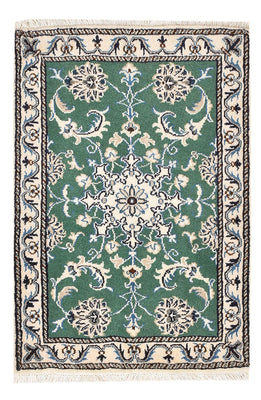 Alfombra persa - Nain - 87 x 60 cm - verde