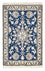 Alfombra persa - Nain - 88 x 60 cm - azul