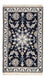 Alfombra persa - Nain - 90 x 57 cm - azul oscuro